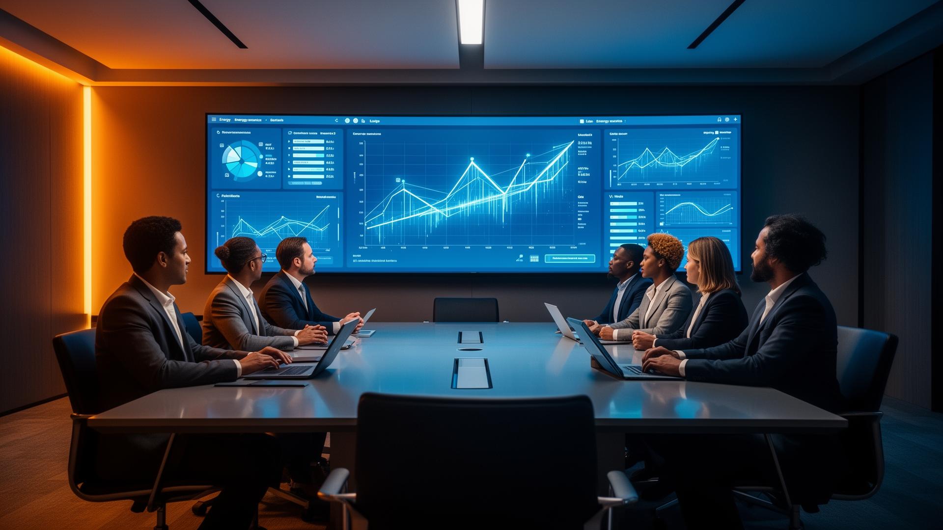 Overview reviewing energy analytics